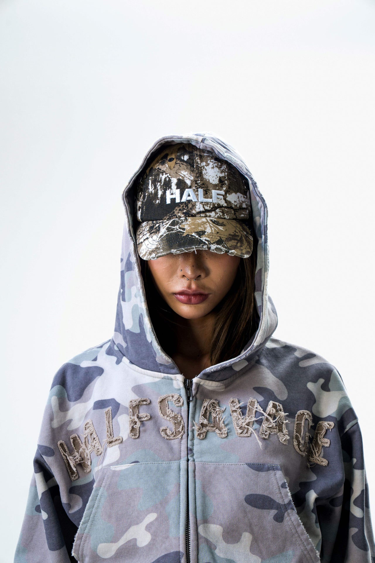 Camo Denim Cap
