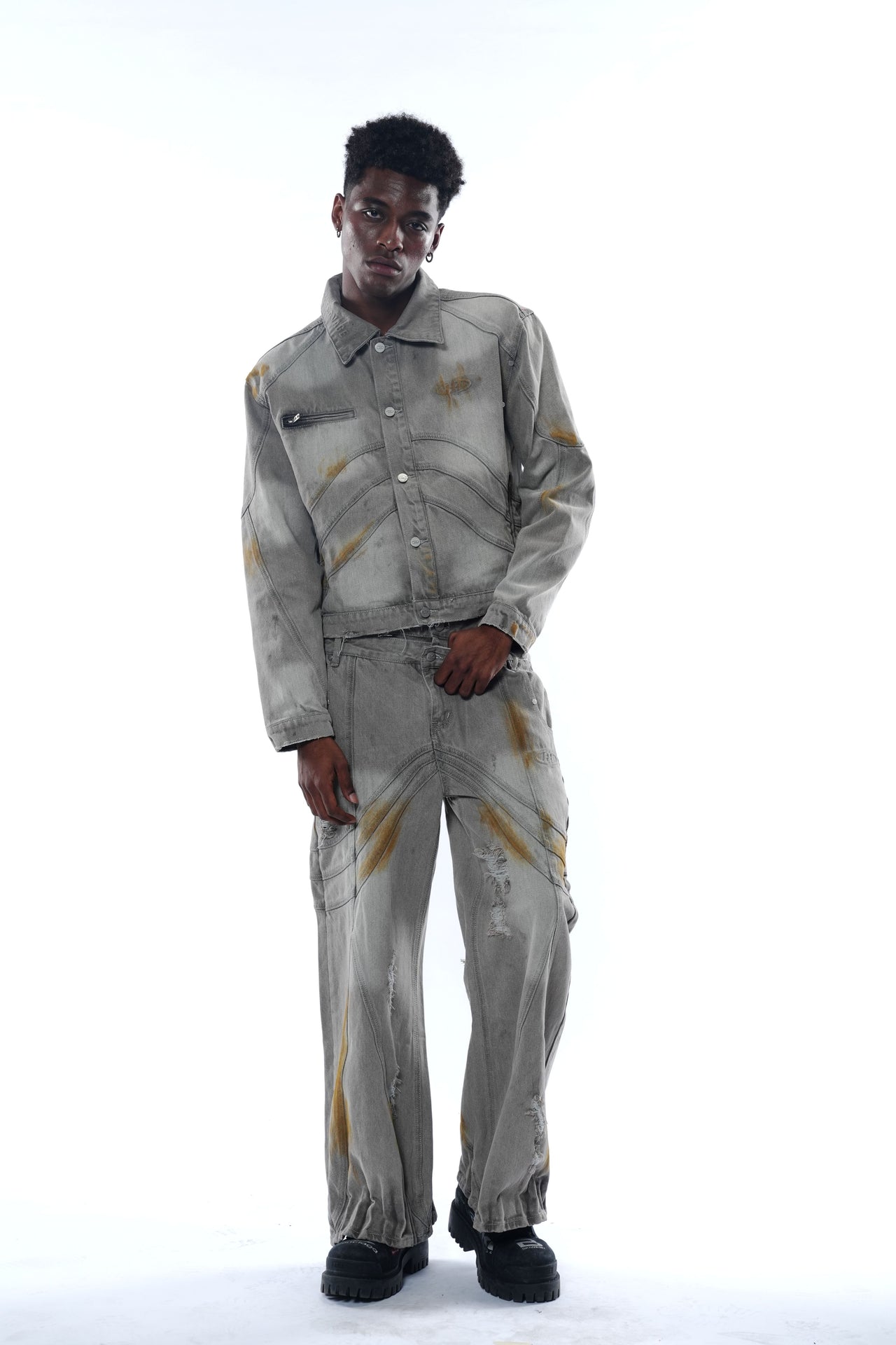 Smoke Denim Pants