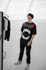 CARNAGE T-SHIRT - DISTRESSED BLACK