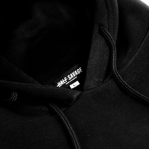 half savage hoodie tag made in Bangkok