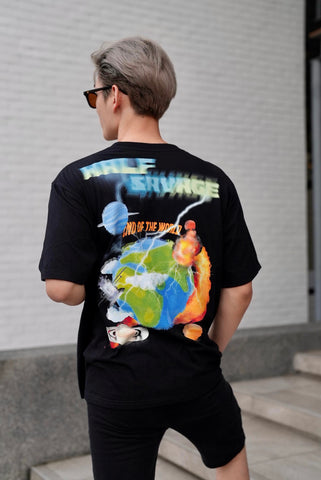 END OF THE WORLD T-SHIRT - BLACK